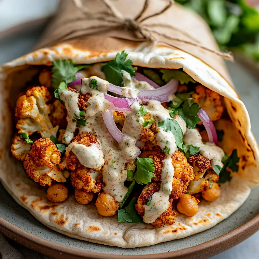 Chili Lime Chickpea Wraps