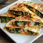 Mushroom and Spinach Quesadillas