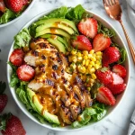 Chicken and Bacon Strawberry Salad