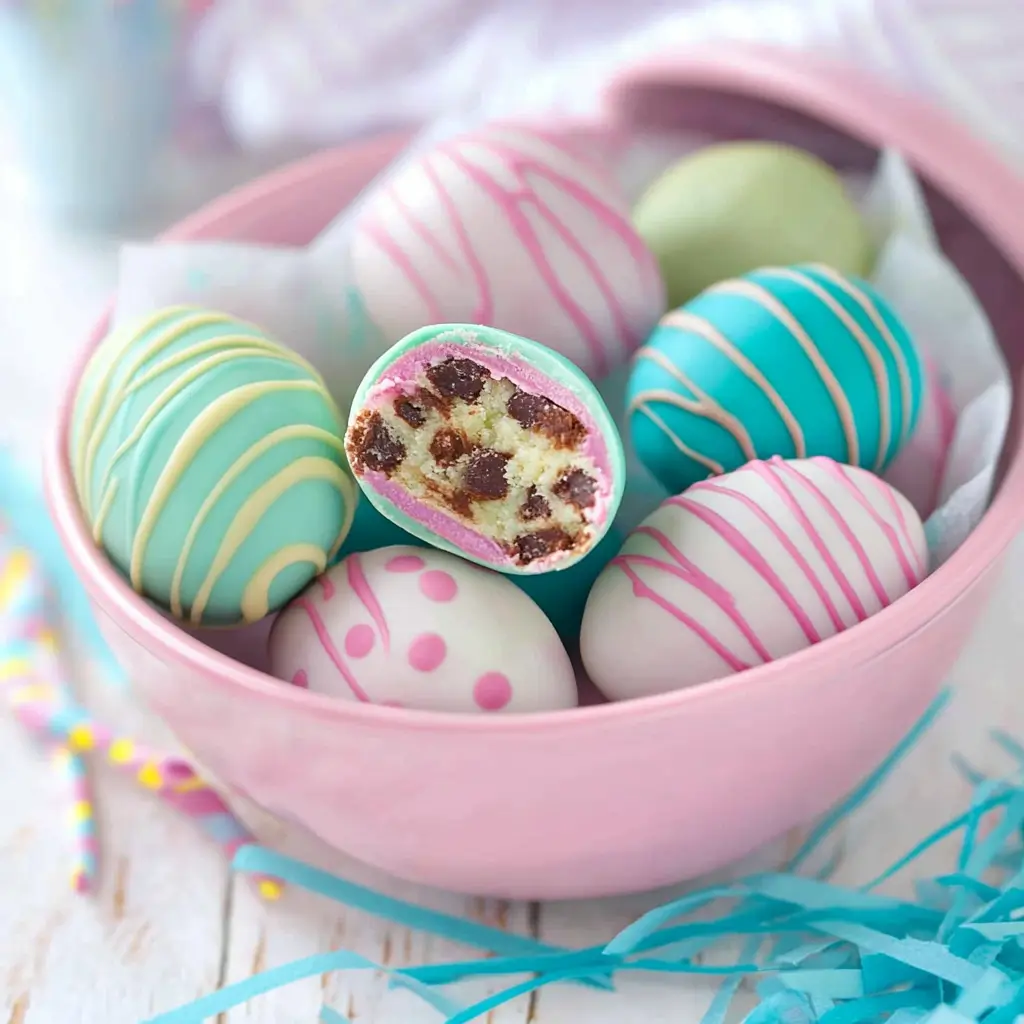 Edible Cookie Dough Truffles