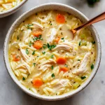 Lemon Chicken Orzo Soup