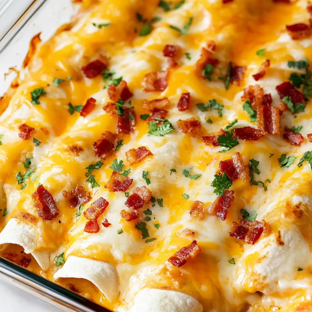 Overnight breakfast enchiladas