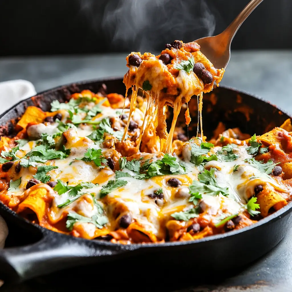 Cheesy Butternut Squash Skillet