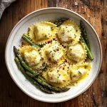 Creamy Lemon Parmesan Ravioli