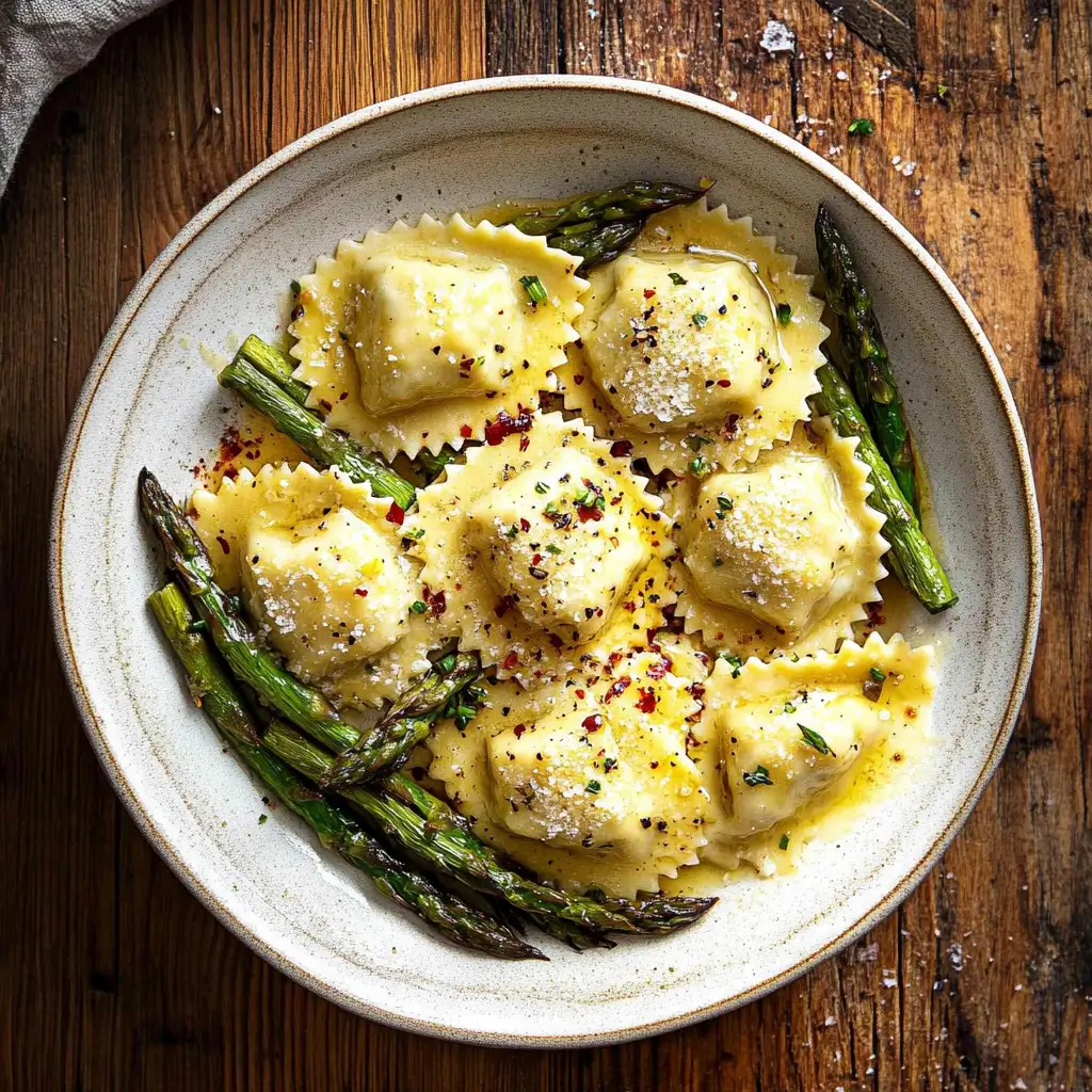 Creamy Lemon Parmesan Ravioli