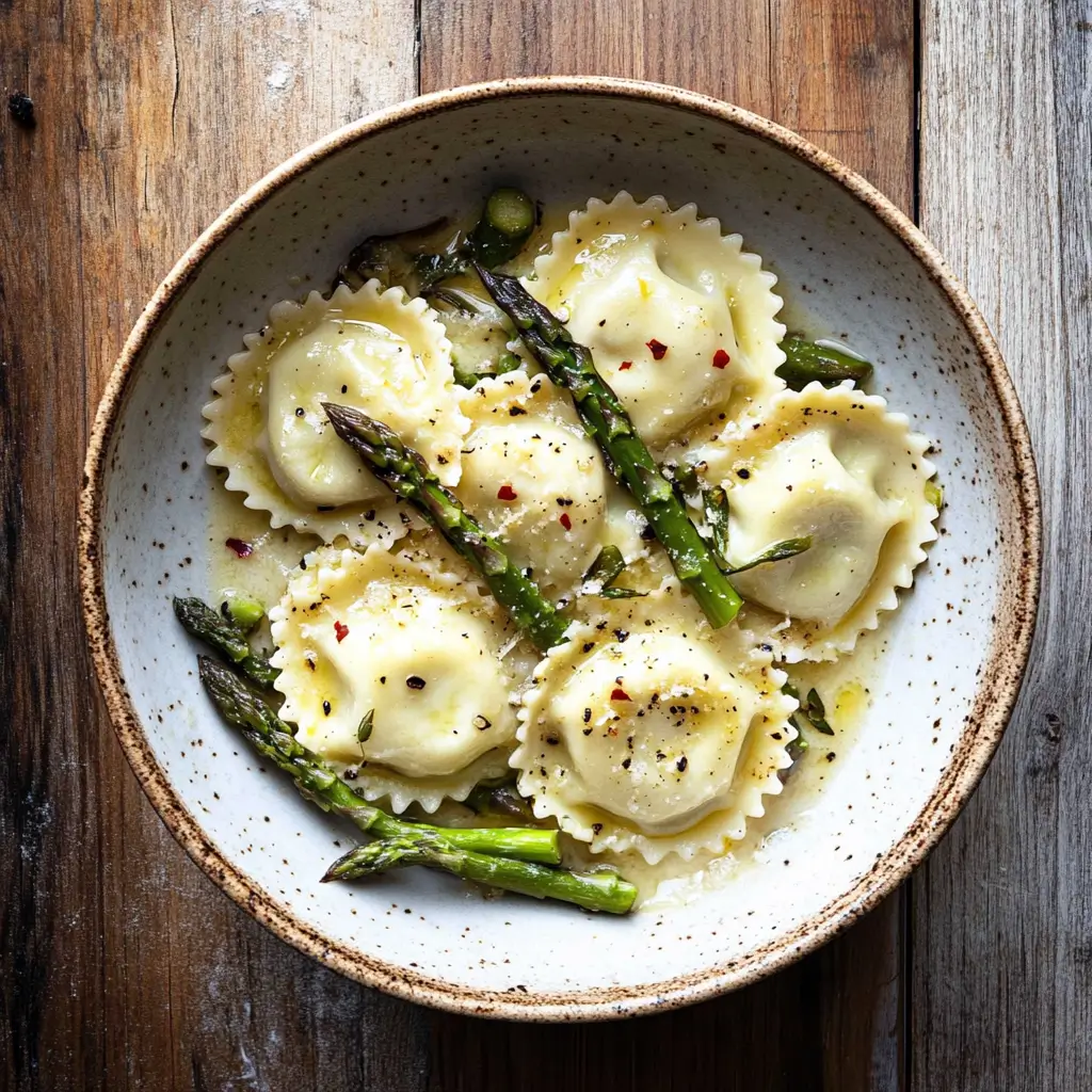 Ravioli in Lemon Parmesan