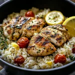 Greek Chicken Lemon Rice