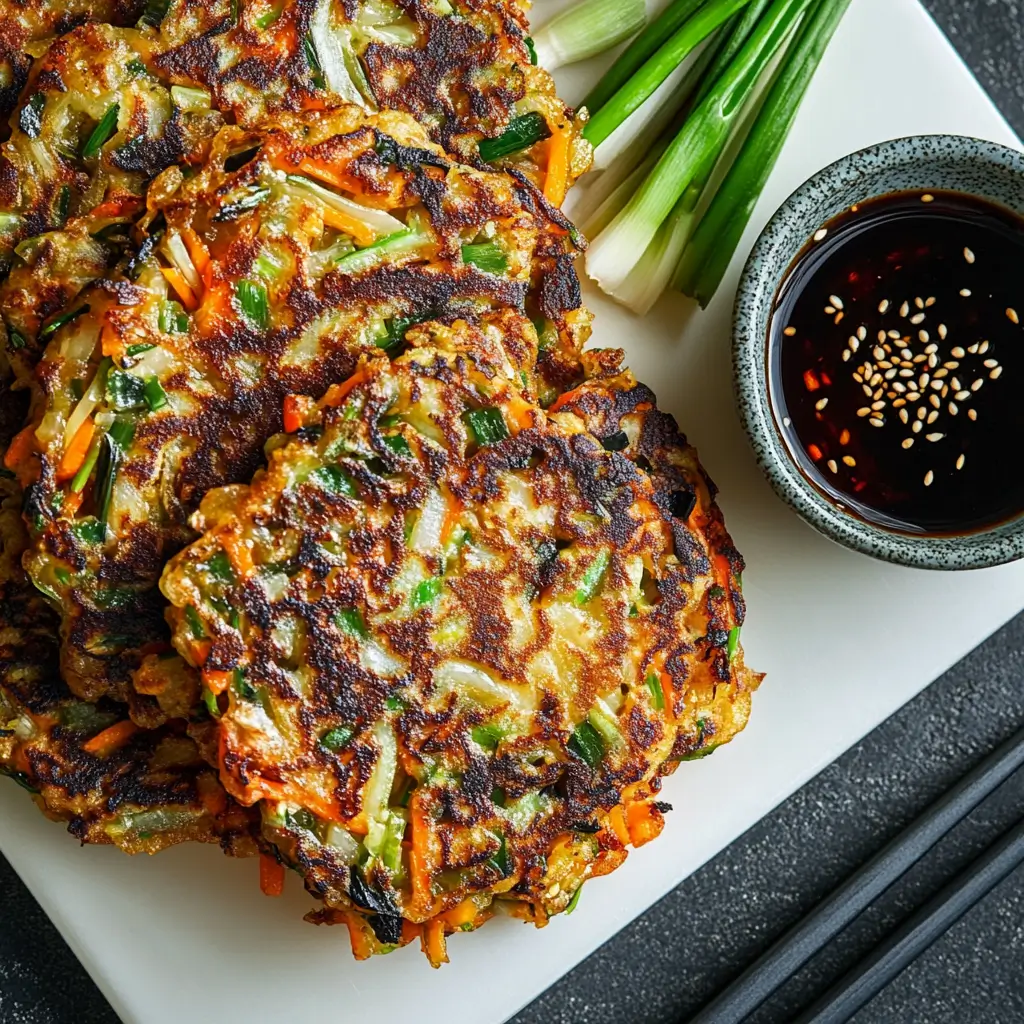 Crispy Korean Vegetable Pancakes