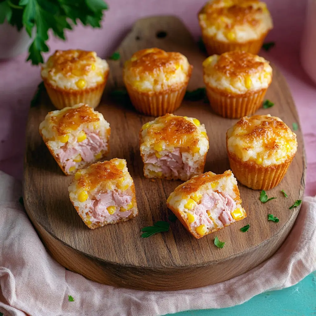 Cheesy Tuna Muffins