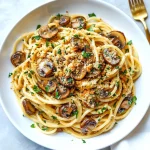 Brown Butter Mushroom Pasta