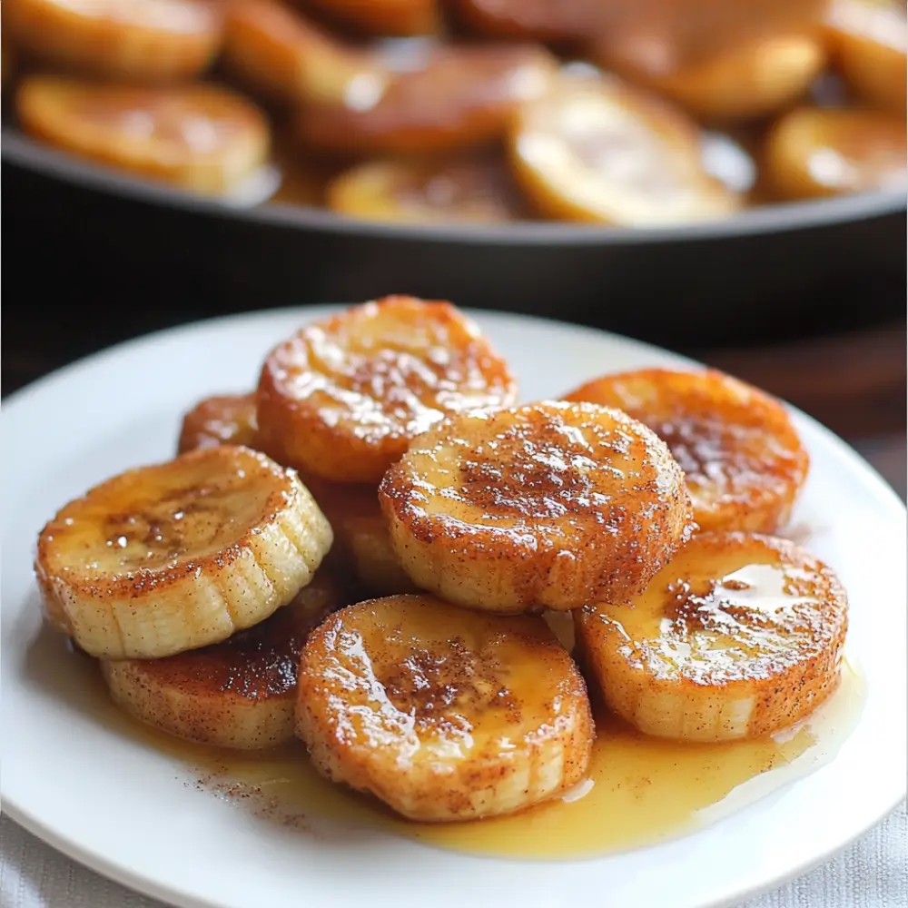 Caramelized Cinnamon Honey Bananas