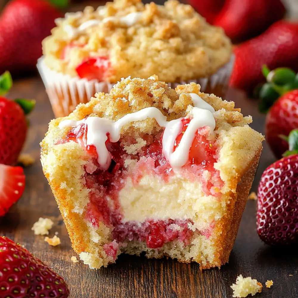 Strawberry Cream Cheese Muffins