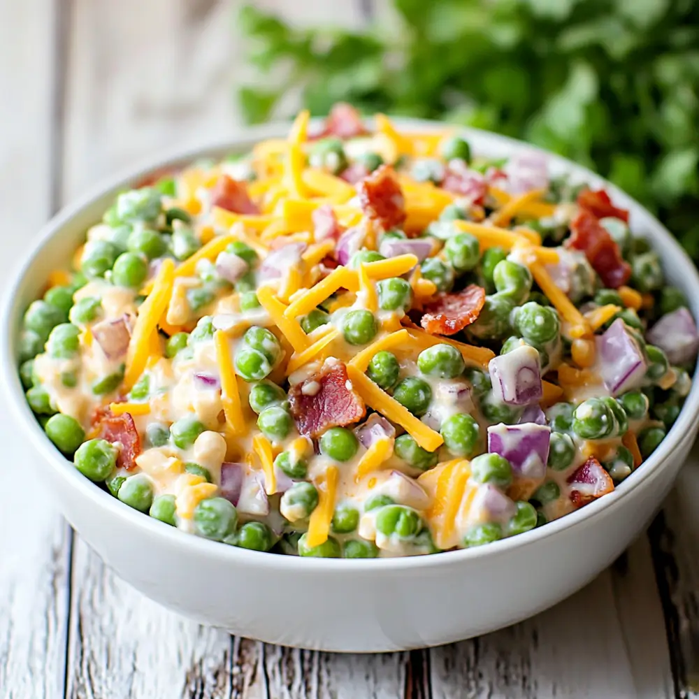Easy pea salad