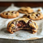 Gooey chocolate chip cookies