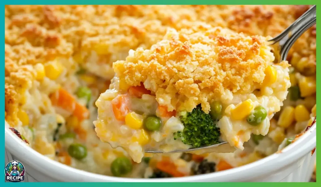 Cheesy vegetable casserole