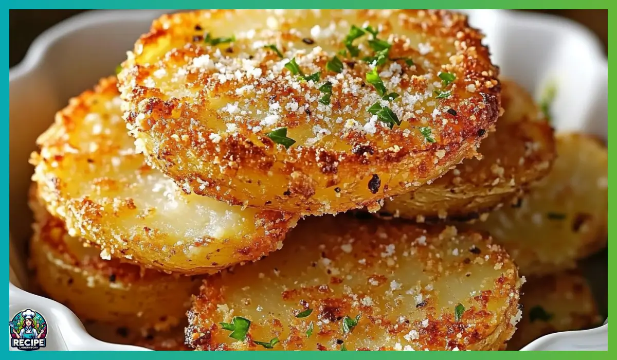 Crispy Parmesan potatoes
