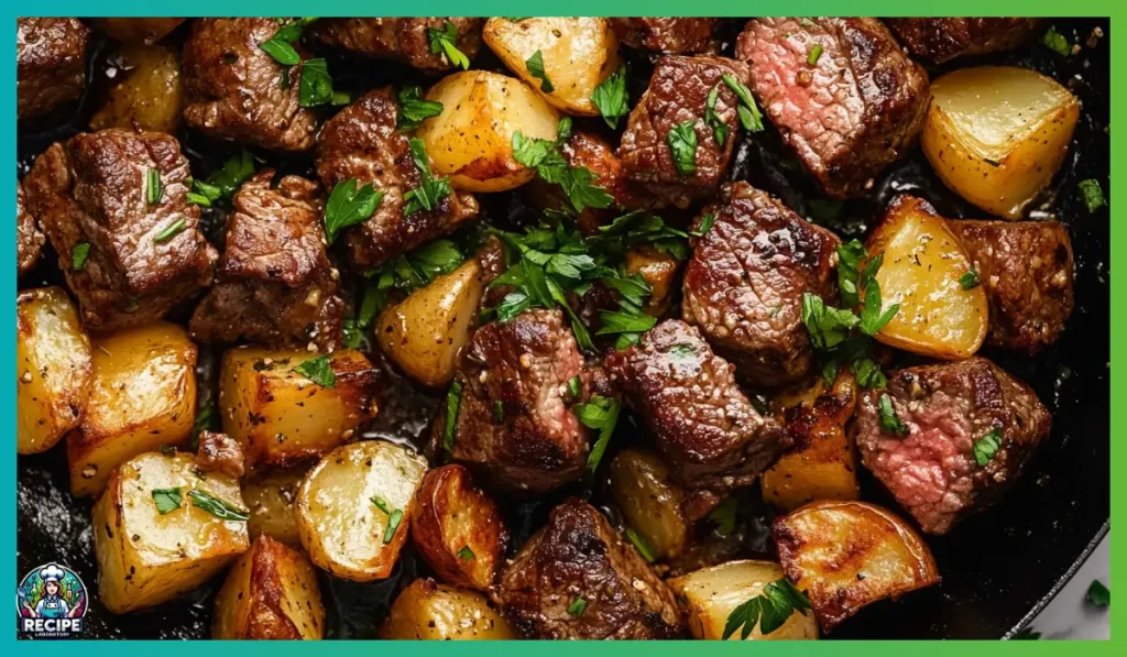 Garlic Herb Steak Bites