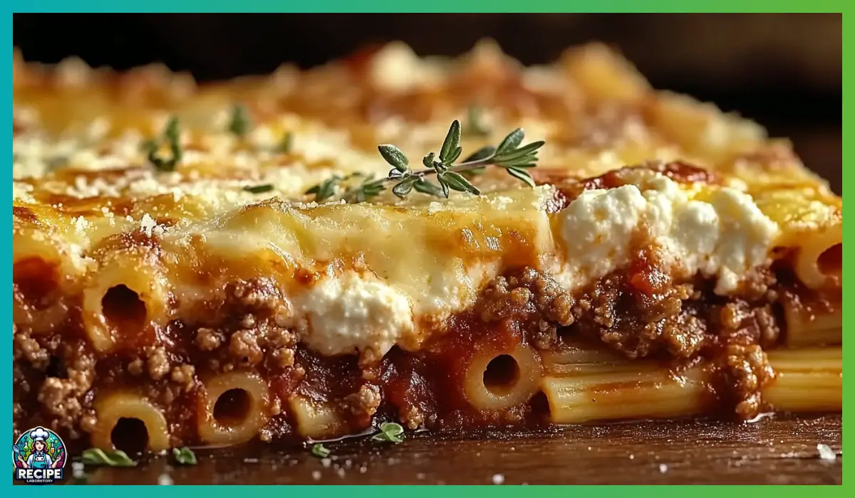 baked ziti with ricotta