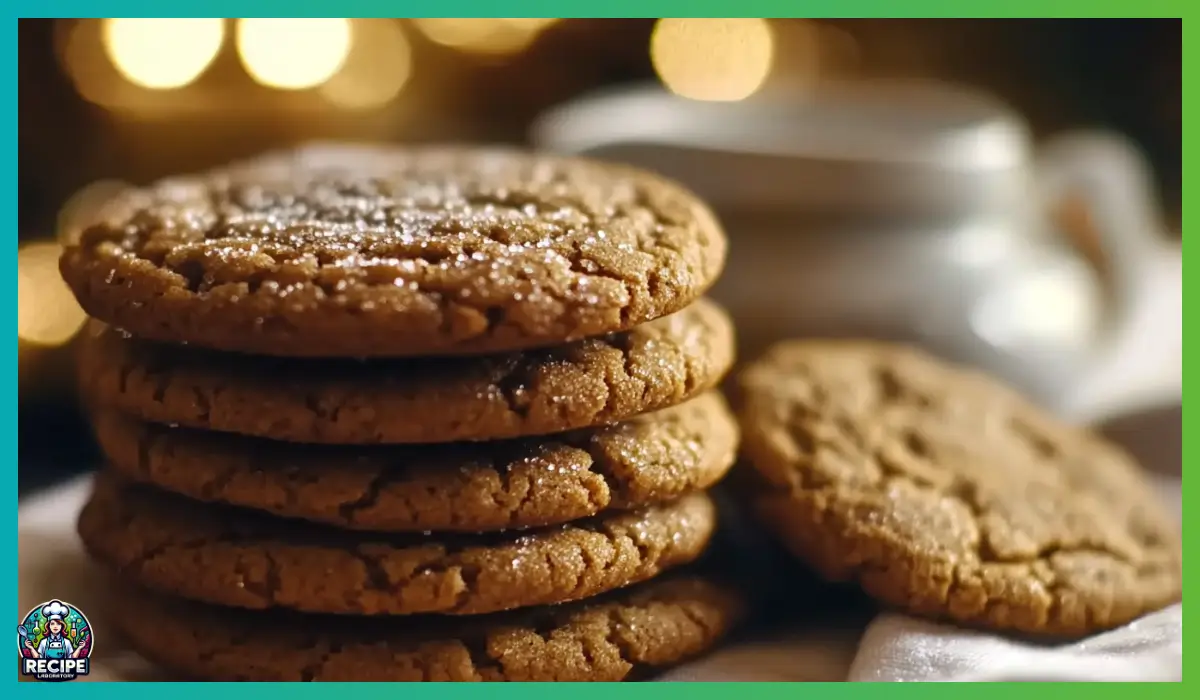Ginger molasses cookies