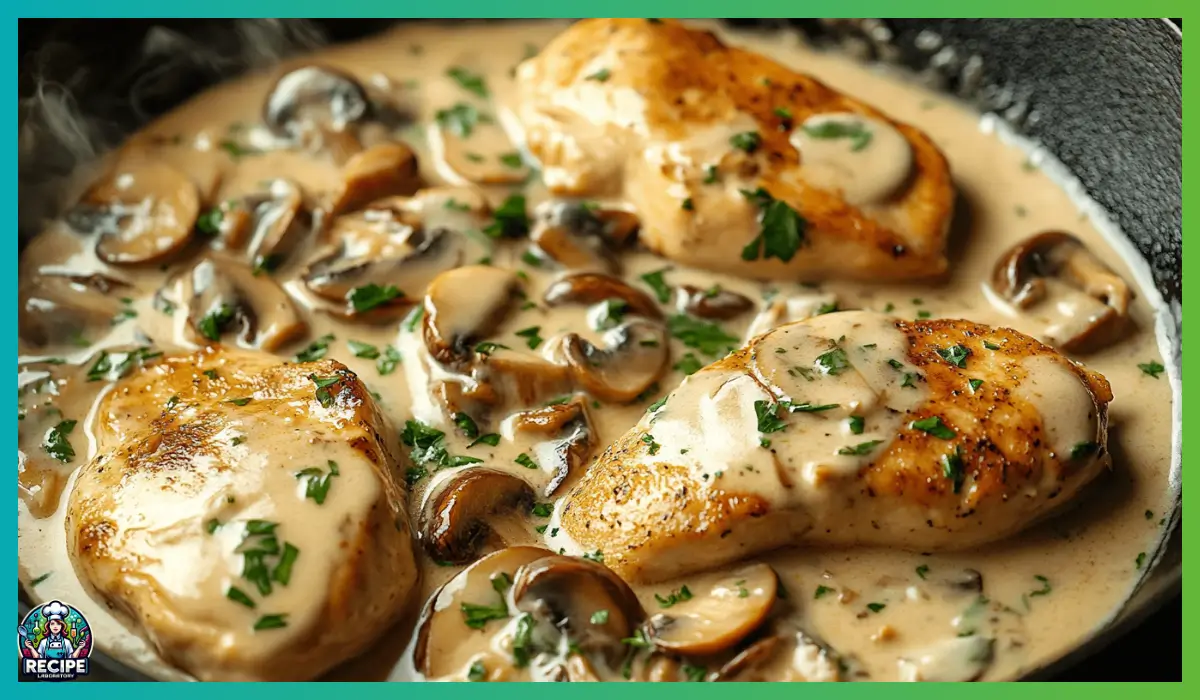 Creamy garlic chicken