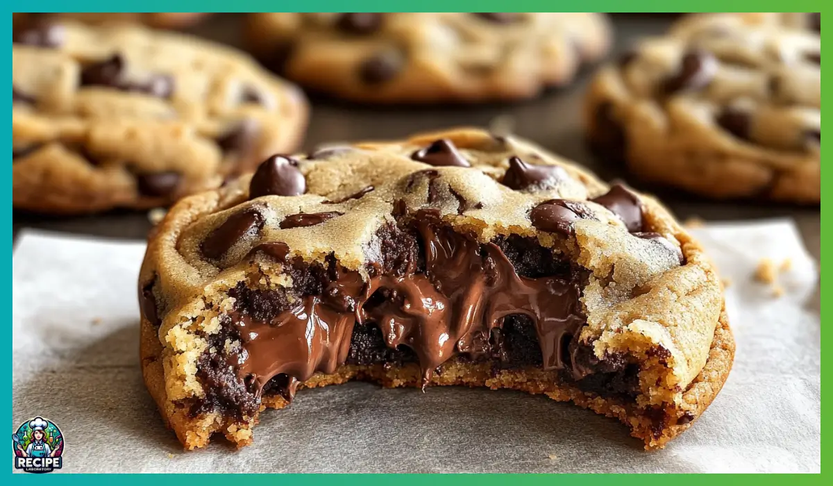Gooey chocolate chip cookies