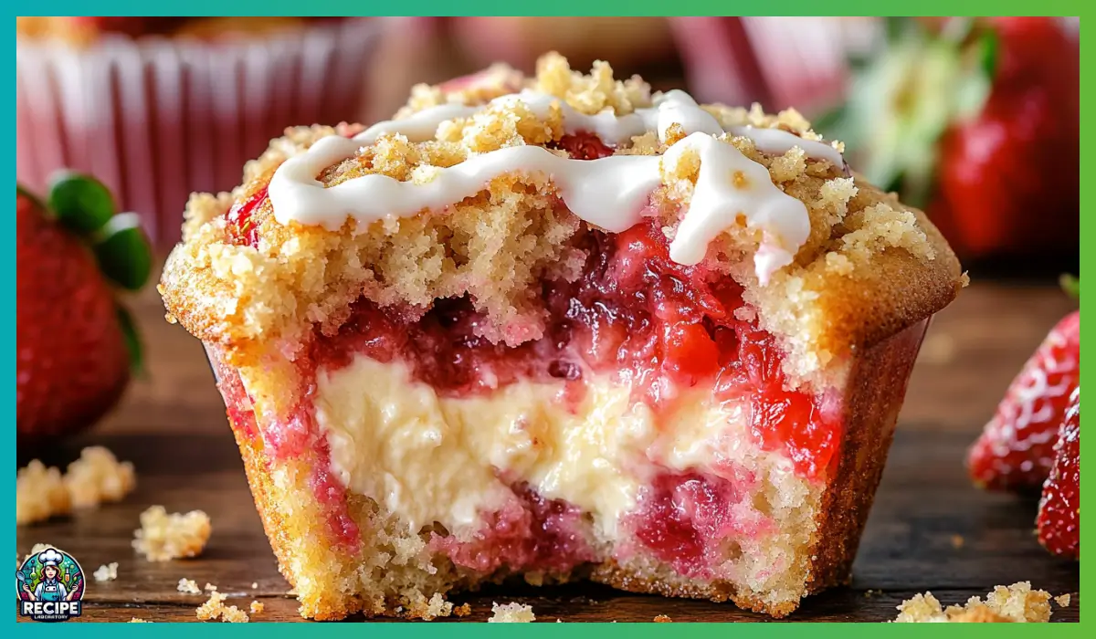 Strawberry Cream Cheese Muffins