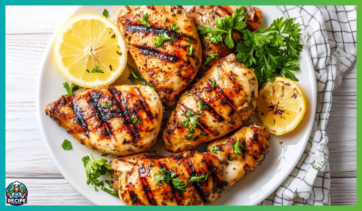 Grilled lemon chicken