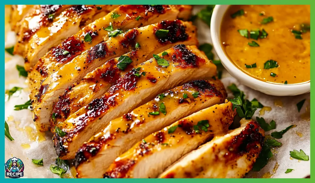 Grilled honey mustard chicken