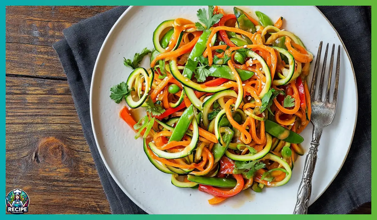 stir-fried veggie noodles