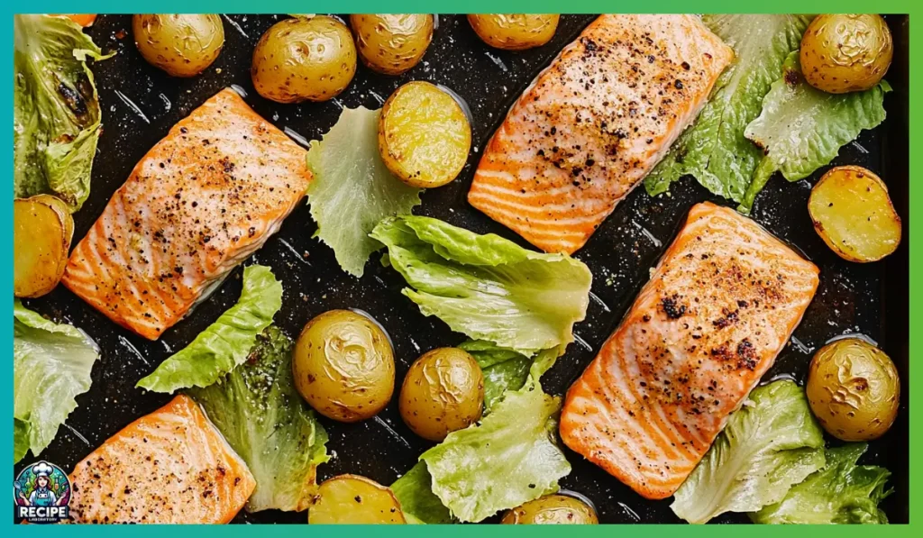 Sheet pan salmon