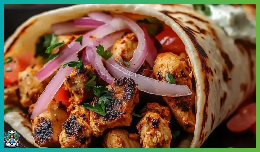 Chicken Shawarma Pitas