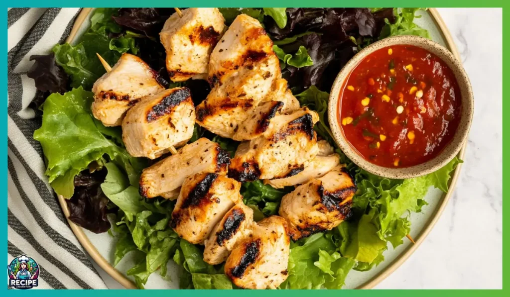 Bang Bang Chicken Skewers