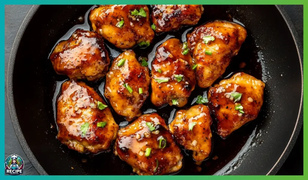 Sticky Garlic Honey Chicken