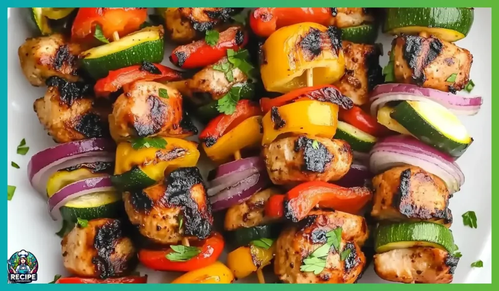 Grilled chicken kabobs