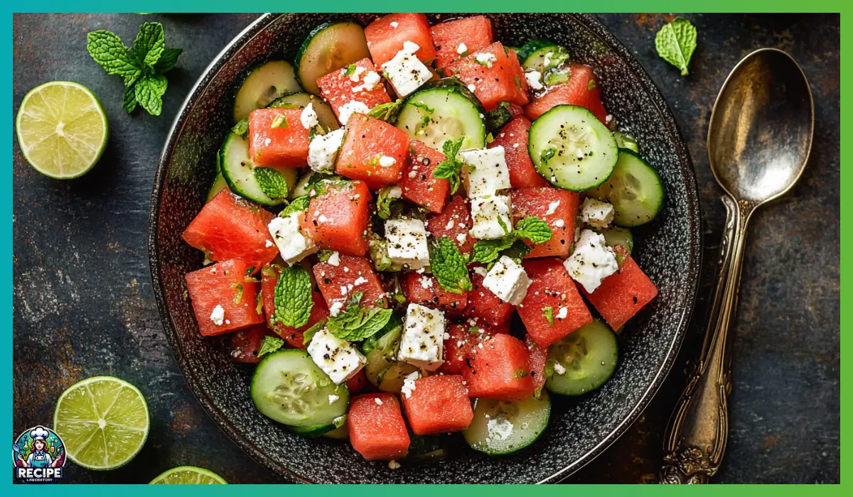 Watermelon Cucumber Feta