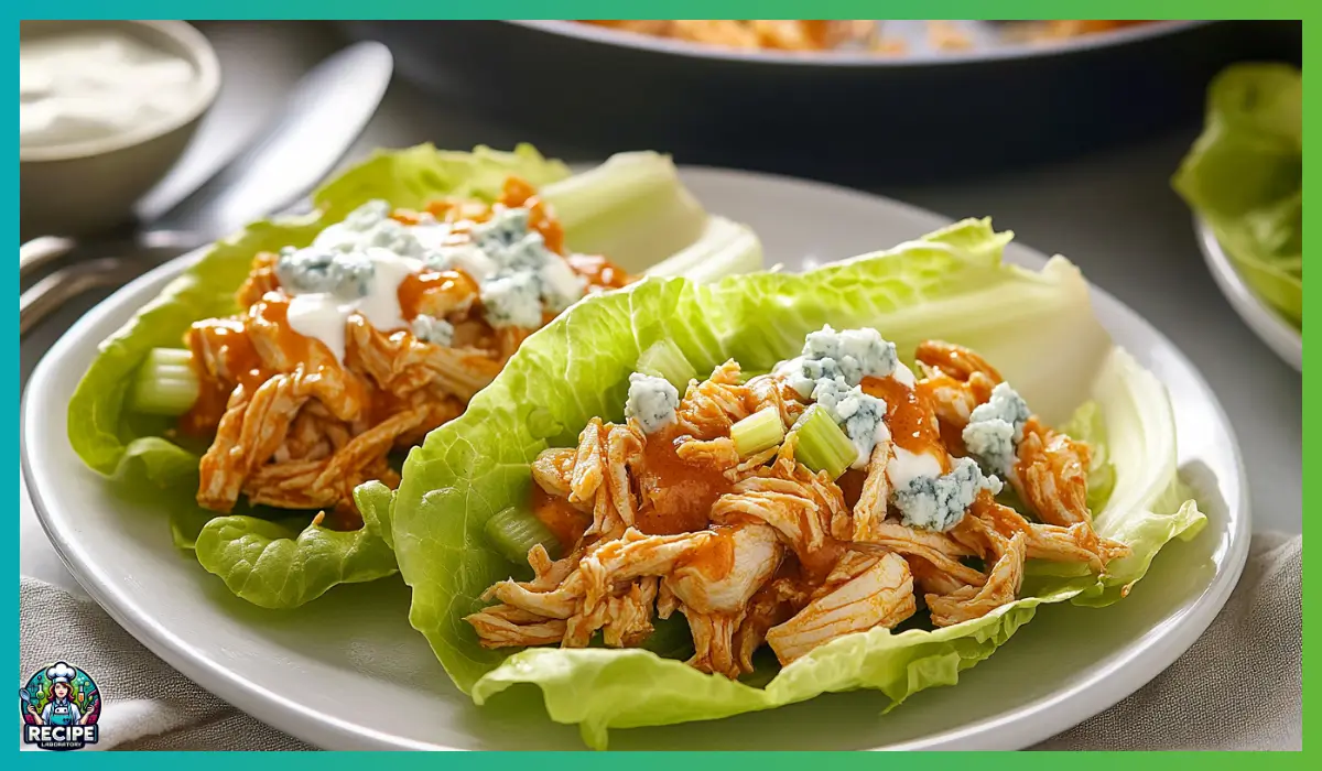 Buffalo Chicken Lettuce Wraps