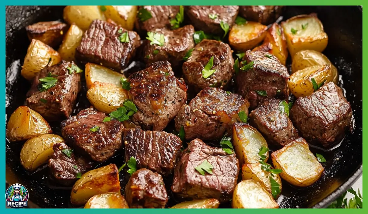 Garlic Herb Steak Bites
