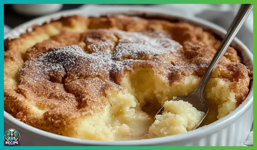 Cinnamon sugar cobbler