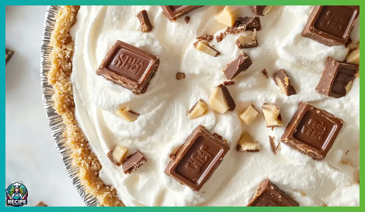 No-Bake Snickers Pie