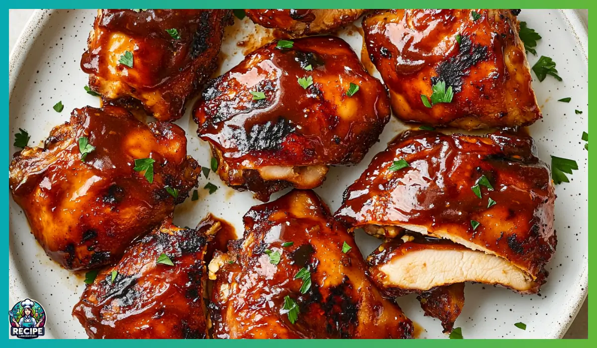 Oven-baked BBQ chicken