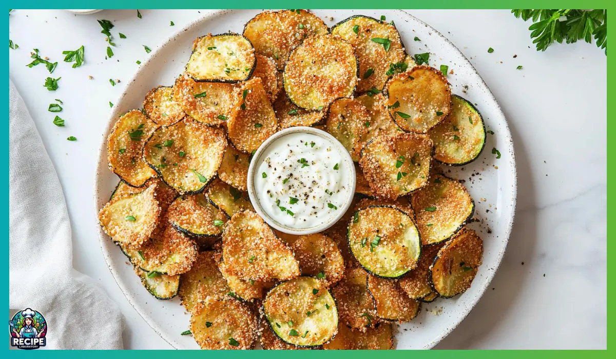 Crispy baked zucchini