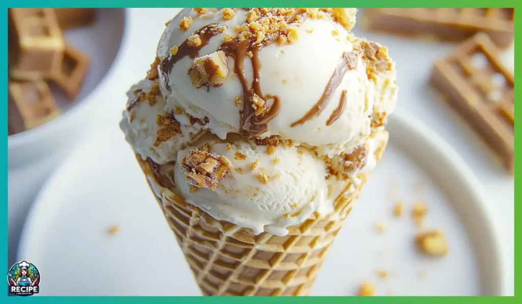 No-Churn Butterfinger Ice Cream
