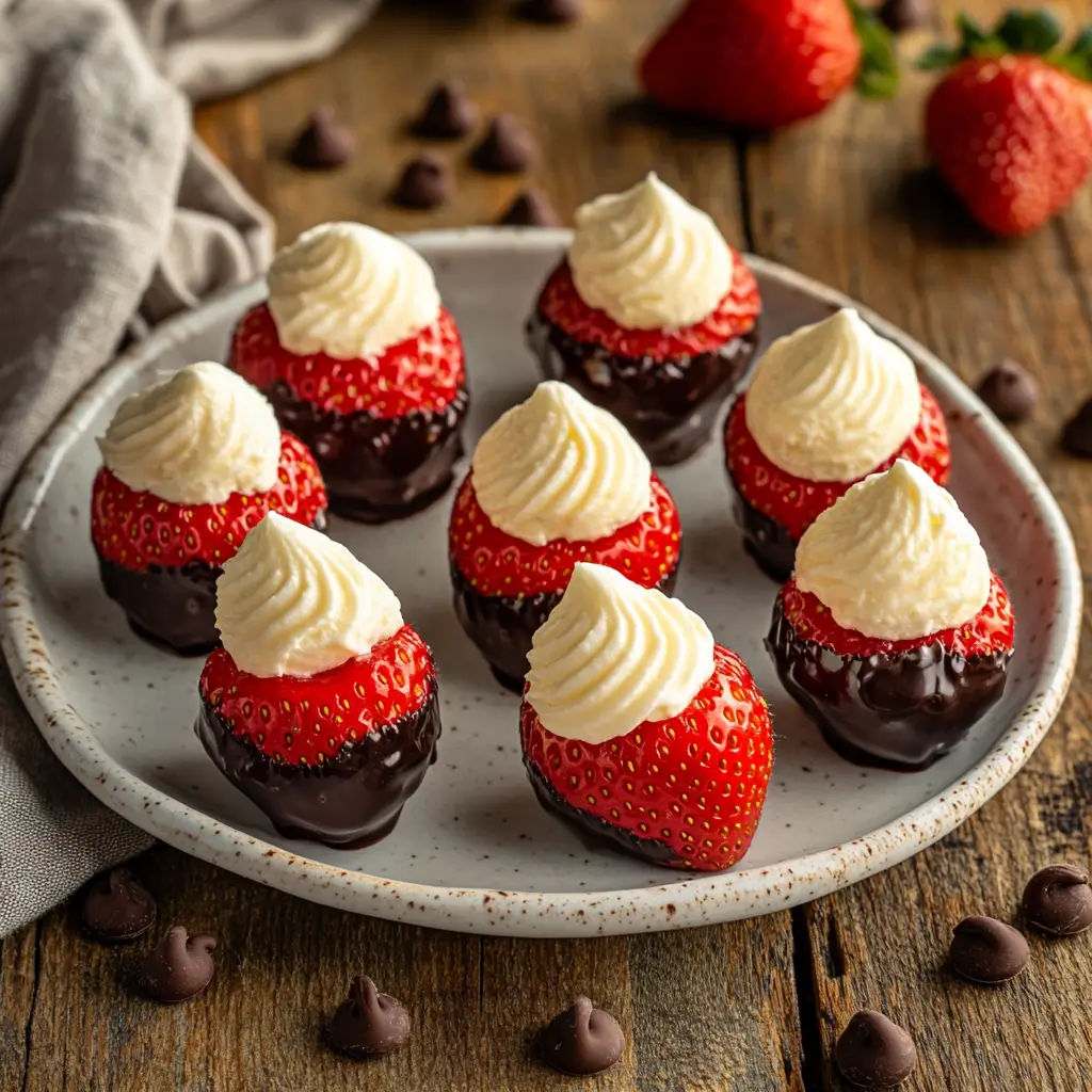 cheesecake stuffed strawberries