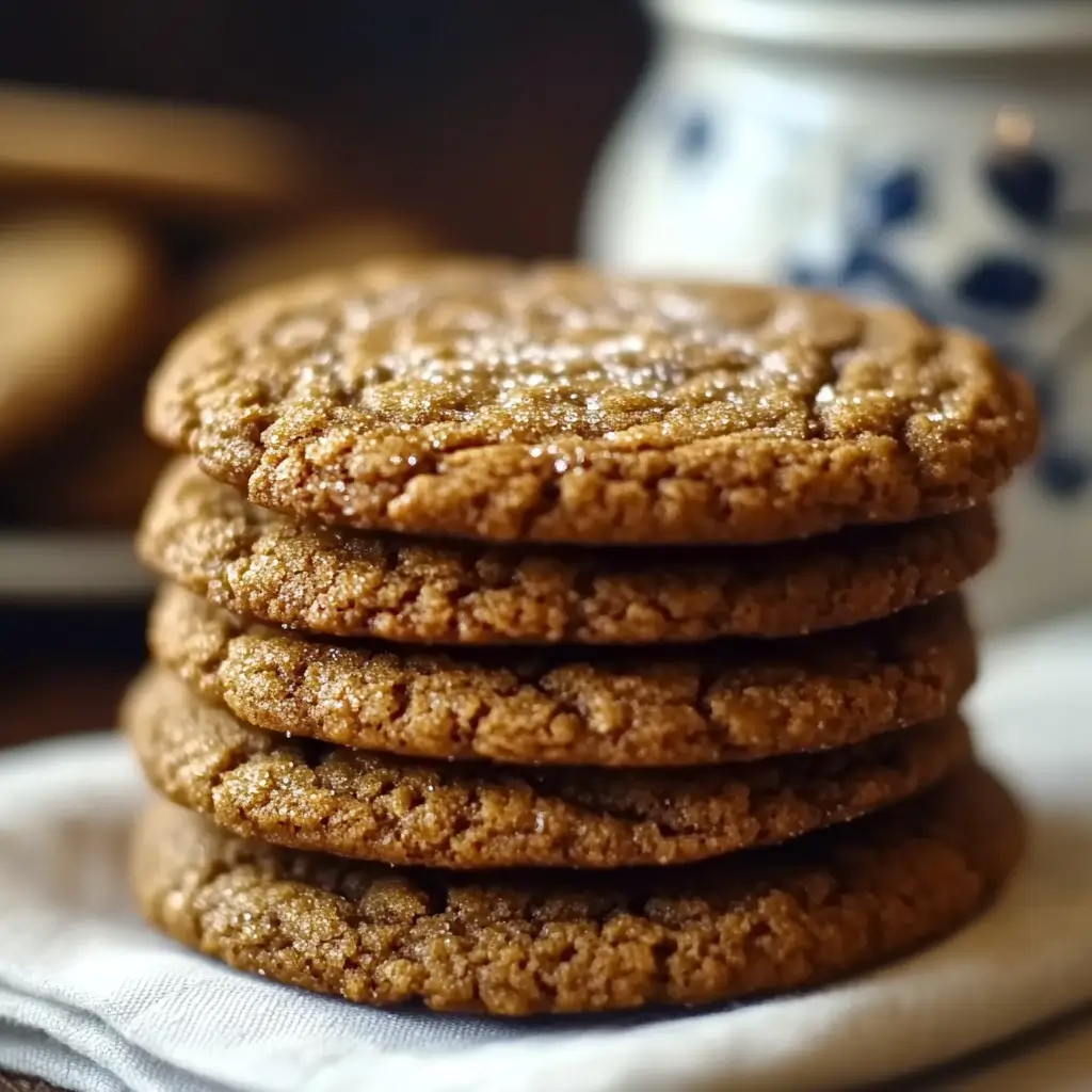 Ginger molasses cookies