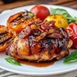 Sticky glazed chicken