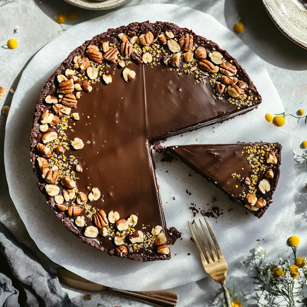 No-Bake Chocolate Coconut Torte
