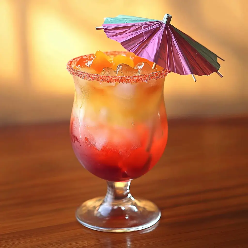Citrus Peach Mocktail
