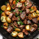 Garlic Herb Steak Bites