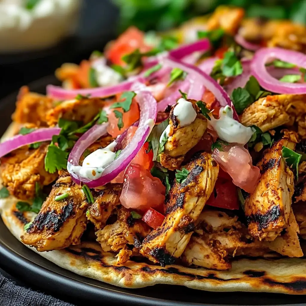 Chicken Shawarma Pitas