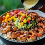 Shrimp and Mango Rice Bowl